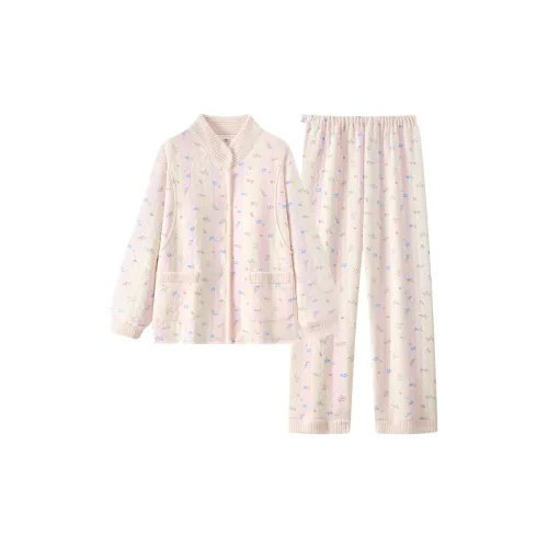 Gongdie Розовый Женский Пижамный Комплект