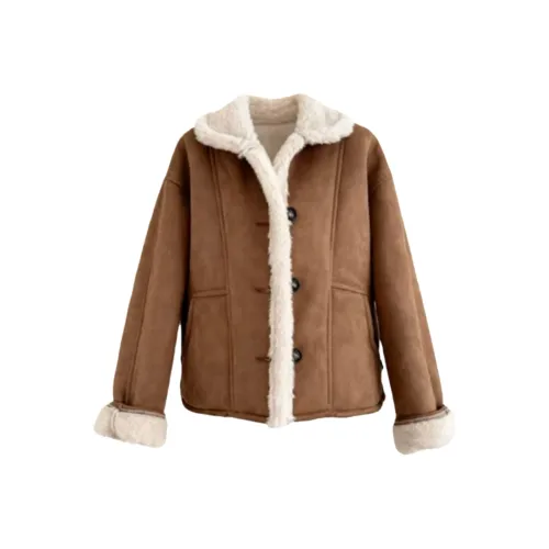 POPO.INFO Вельвет Feel Пальто Женское