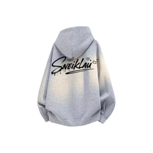 SNEIKLAU Светло-серый унисекс свитшоты