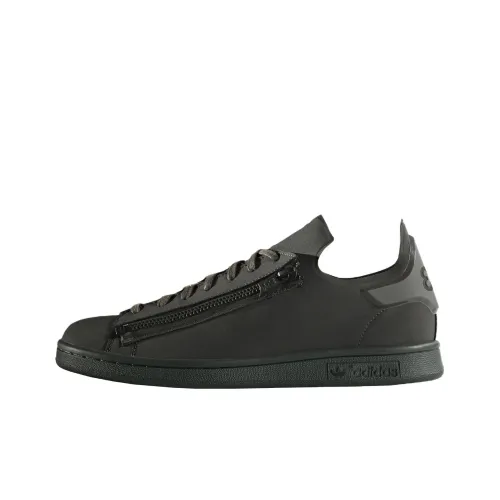 Adidas Y 3 Stan Smith Zip Темно-оливковый Низкий Топ Скейтборд Кроссовки Унисекс Черный