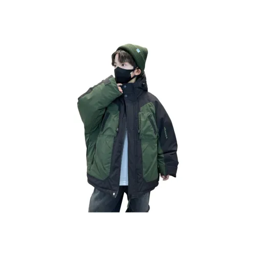 M JBABY Армейский зеленый Школьный возраст Топы