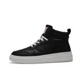 Черные утепленные туфли