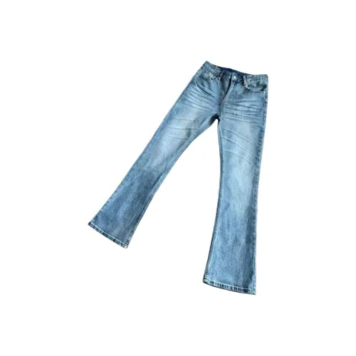 CAT'S PAW Синий Унисекс Джинсы