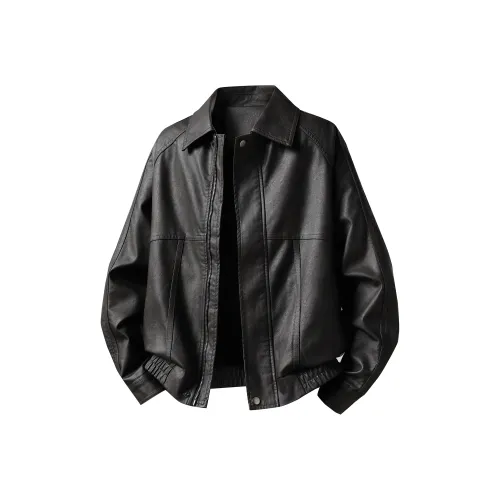 RIEZU Мужские кожаные куртки