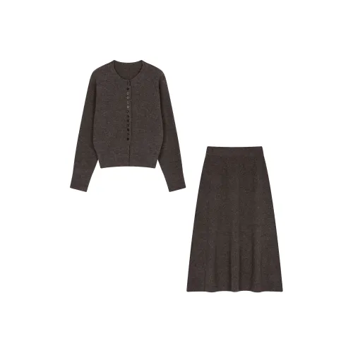 XWI Кофе Женские Комплекты с Юбкой