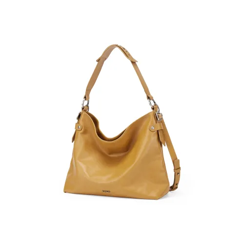 FOFO Первый слой Растительное дубление Коровья кожа Сумка на плечо Стандартная Женская Многоцветная