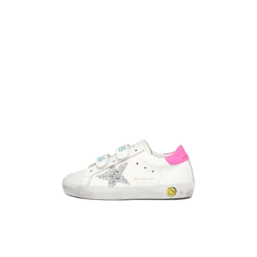 Golden Goose Old School Slip-resistant Abrasion-resistant Низкий топ Обувь для малышей Белый Infant и Toddler