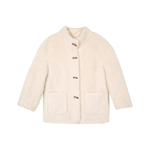 BETU Абрикос Женское Короткое Пальто