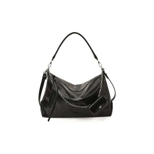 GUANJUNXIAOXIONG ПУ (полиуретан) Сумка через плечо Стандартная Женская Черная Кофейная Коричневая