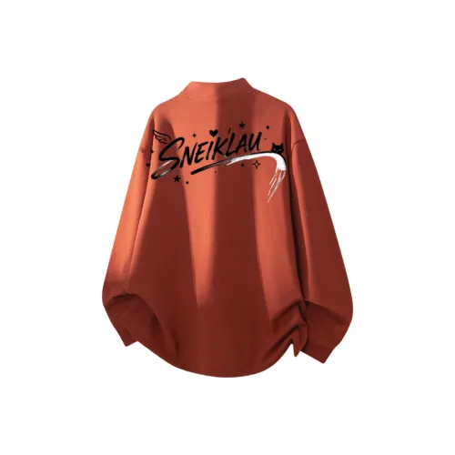 SNEIKLAU Red Unisex Свитшоты