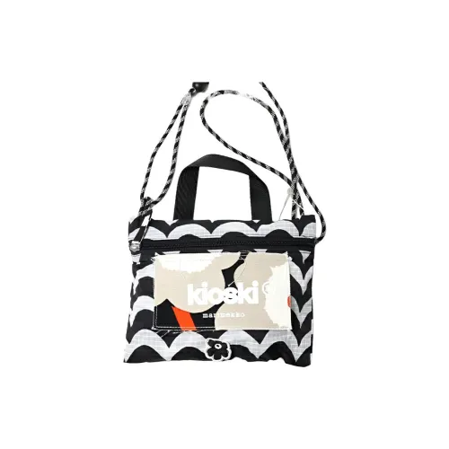 MARIMEKKO Полиэстер Сумка через плечо Мини Женская Бежевая и Черная