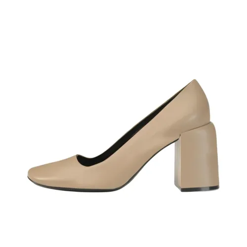 SERGIO ROSSI Conve Грубый каблук Высокие каблуки 8 см Женская Глина