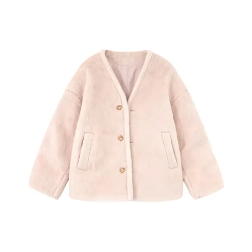 POPO.INFO Pink Women's Coat POPO.INFO Розовое женское пальто