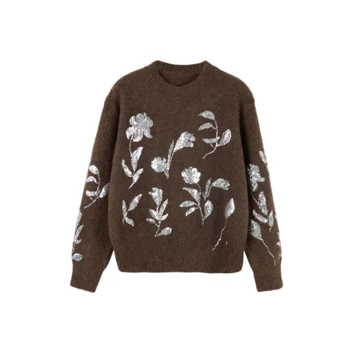 TOUCH Свитер Женский Темно-Кофейный