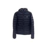 Черный хлопковый пуховик