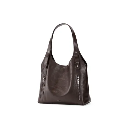 FOFO Первый слой Растительное дубление Коровья кожа Сумка на плечо Стандартная Женская Многоцветная