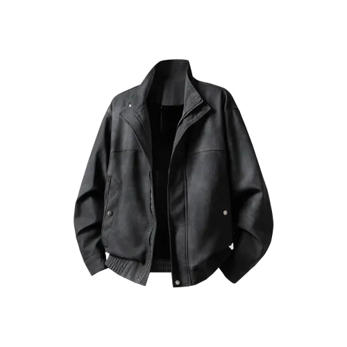 RIEZU Мужские кожаные куртки