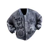 Черные защитные очки [Байкер, вышивка, зимний, термический]