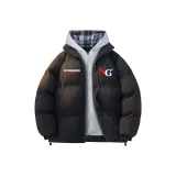 Чёрный с синим в клетку