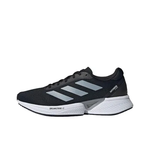 Adidas Supernova Eterno противоскользящие устойчивые к истиранию низкие беговые кроссовки унисекс черный серый