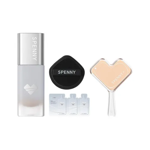 Spenny Сердце Мягкий Питательный Тональный крем + Ручной Зеркало для макияжа для Сухой до Жирной кожи в Осеннем и Зимнем