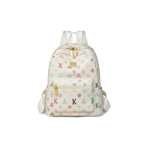 Xmithie ПУ (полиуретан) Рюкзак Стандартный Женский Белый