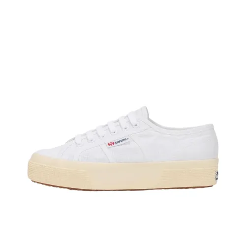 SUPERGA 2740 Low Топ Повседневная обувь Женская Белая