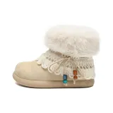 Абрикос [Теплый Длинный Плюшевый] - Высота каблука 2 см