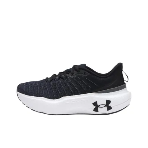 Under Armour Устойчивые к истиранию низкие беговые кроссовки для женщин черный белый