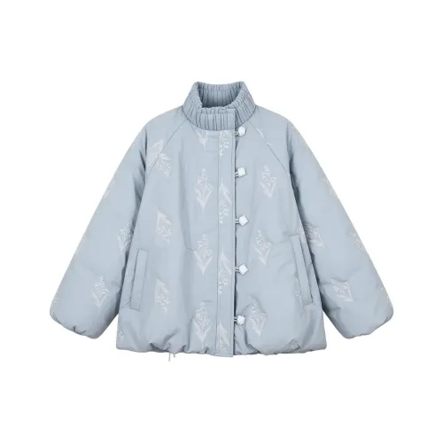 STGX Светло-синий женский пуховик