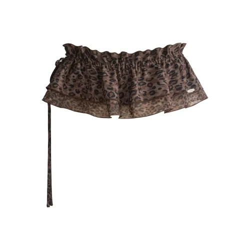 UNIFREE Повседневные короткие юбки Женские Коричневый