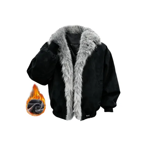 BLACK AT x [JIEGOULIANMAOGONGZHUANG] Пуховая куртка Унисекс