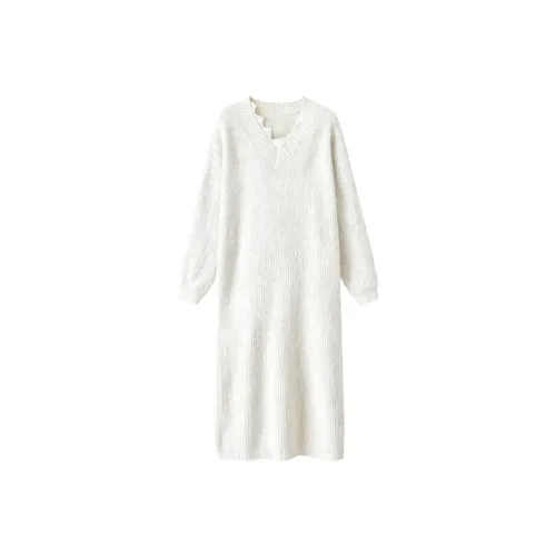 AFGGD Длинное платье с длинными рукавами женское