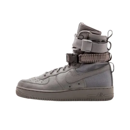 Nike Air Force 1 Пыльный Серый Высокий Топ Скейтборд Кроссовки Мужские Серый