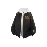 Черный [1099 Хлопковый пуховик] (В комплекте с высококачественным тяжелым белым и серым свитшотом Фотиния)