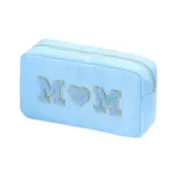 Синий маленький клатч 24*6*13