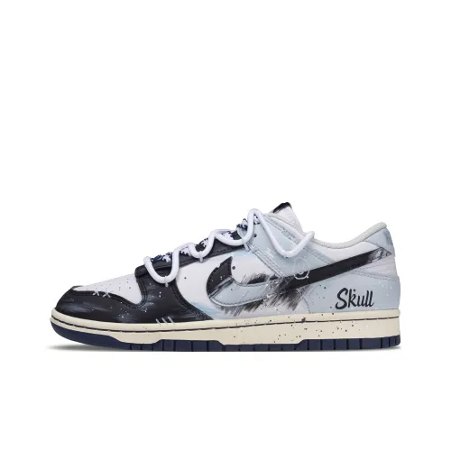 Nike Dunk Dull Forest Покрытие Устойчивое к истиранию Легкий Низкий Топ Скейтборд Кроссовки Мужские Синие