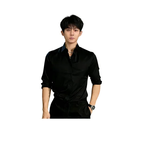 CORNILOT Рубашка Унисекс Призрачный Черный