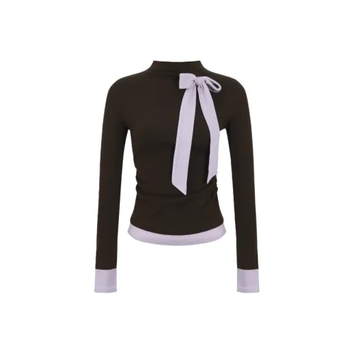 ADXKM Кофейный с флисовой подкладкой женские футболки T