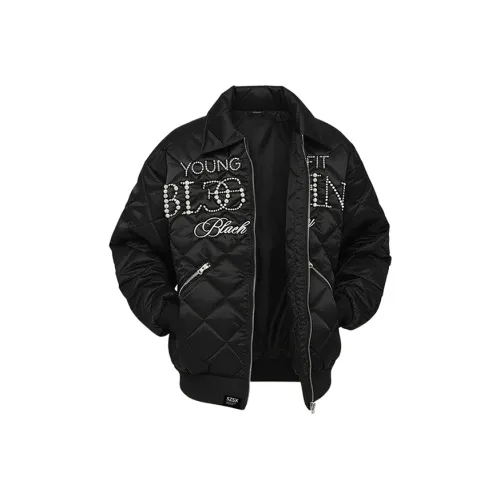 SZSX Черный Унисекс Пуховики