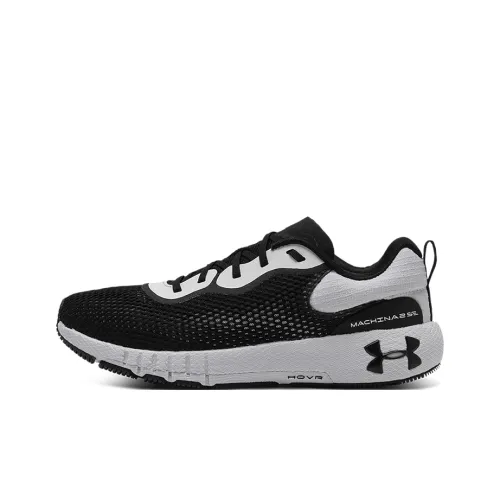 Under Armour HOVR Machina 2 Устойчивый к истиранию Дышащий Низкий Топ Повседневная Обувь Мужская Черная