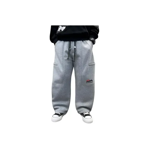 MUMUWU HOUSE Фотиния Серый Школьные Брюки