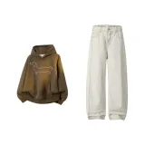 Коричневый Абрикос Комплект (Коричневый + Абрикос)