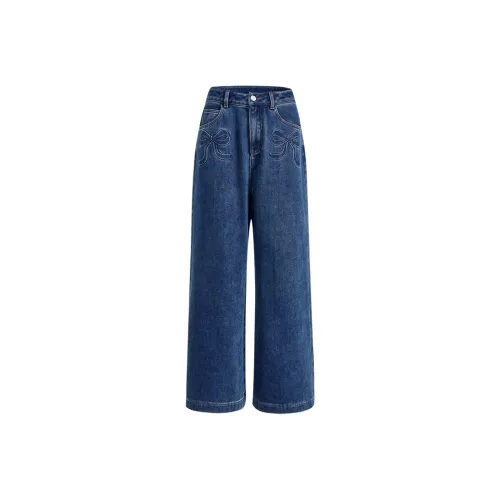 KUOSE Blue Women's Jeans KUOSE Синий Женские Джинсы