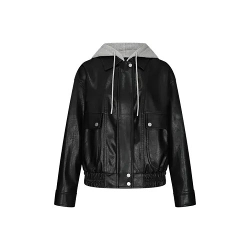 URBAN REVIVO Кожа Куртка Женская