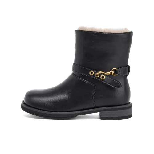 EXULL Q Короткий Цилиндр Ботинки Женские