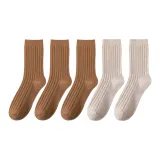 [5 упаковок] Темно-коричневый 3 + Светло-розовый 2