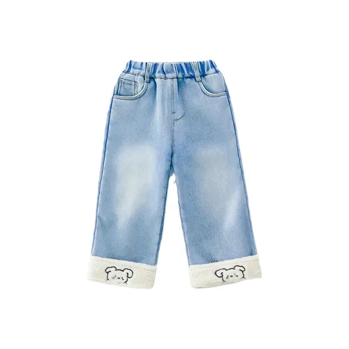 WEILAIZHIXING Светло-синие Джинсы для дошкольников