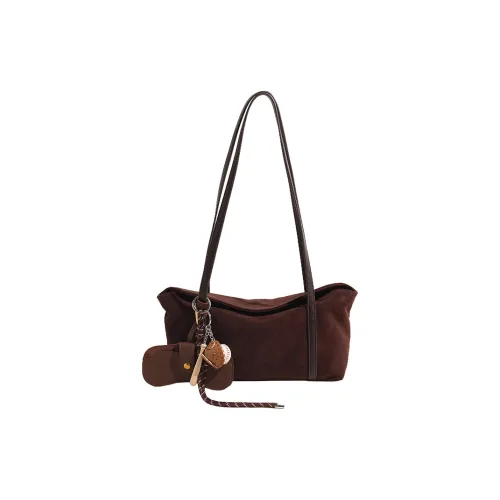 GUANJUNXIAOXIONG Замша Плечевая сумка Стандартная Женская Многоцветная