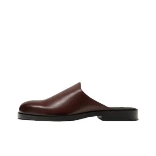 ZARA Collaboration Износостойкие Домашние тапочки Мужские Коричневые